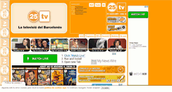 Desktop Screenshot of 25televisio.com